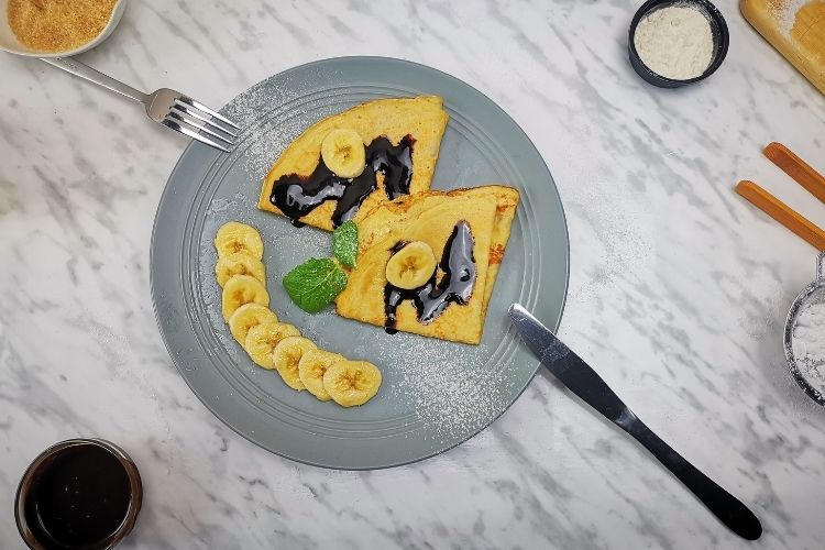 banános palacsinta recept